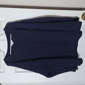 American Eagle Outfitters Deep Blue Knit Sweater